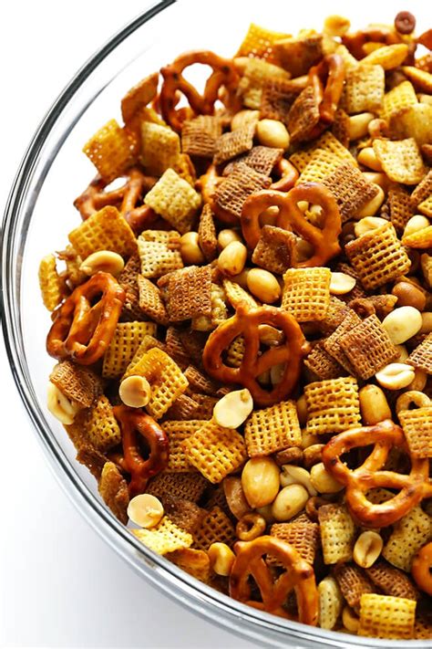 extra bold chex mix gimme  oven