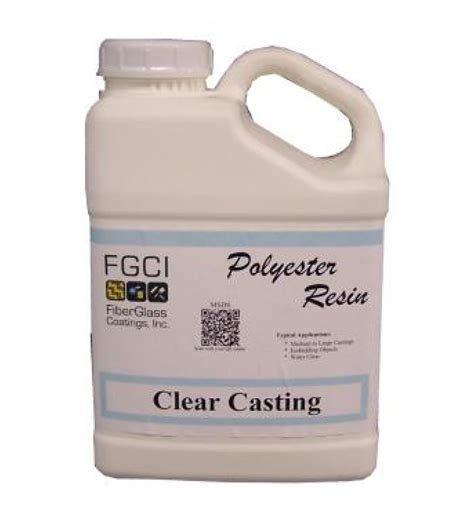 clear casting polyester resin gallon