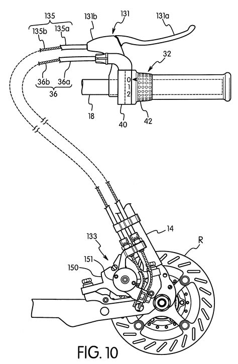 patent  bicycle braking system google patents