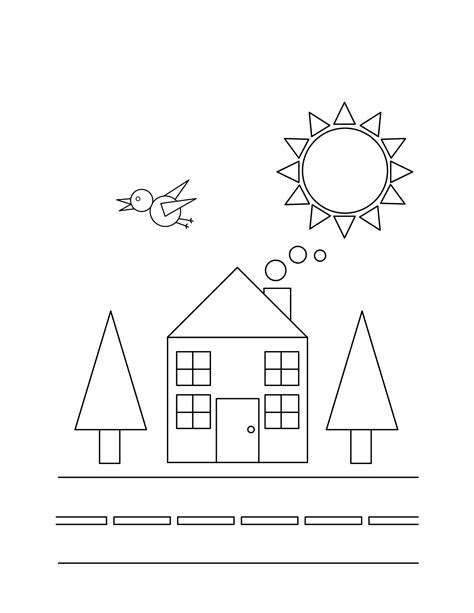 simple shapes coloring pages  printable simple sh vrogueco