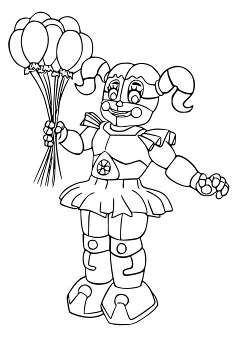 circus baby coloring pages
