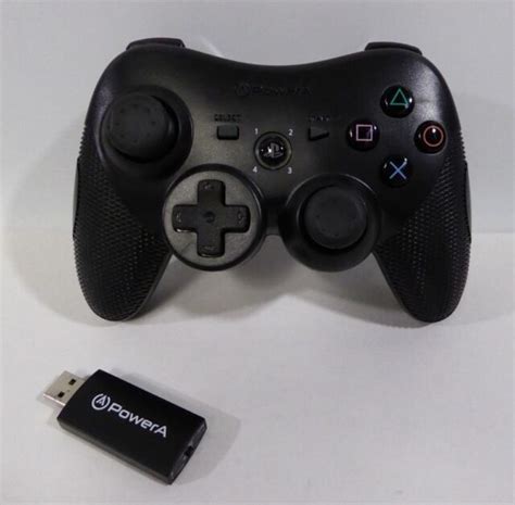 powera black wireless controller  ps  sale  ebay