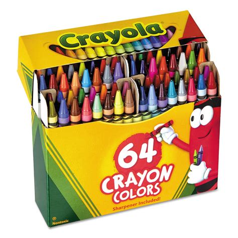 crayola crayons set   brilliant colors  toxic sharpener included