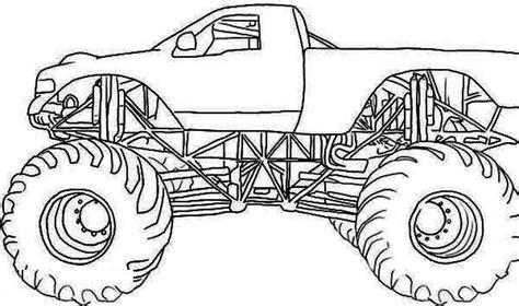 monster truck coloring pages  printable