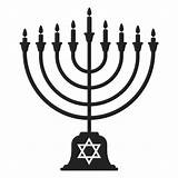 Menorah Hanukkah Menora Judaism Menorá Chanukka Candlestick Knesset Vexels Ikone Vectorified Hiclipart sketch template