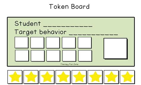 token board template therapy fun zone token board token economy
