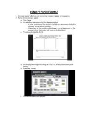 concept paper formatpdf concept paper format  concept papers
