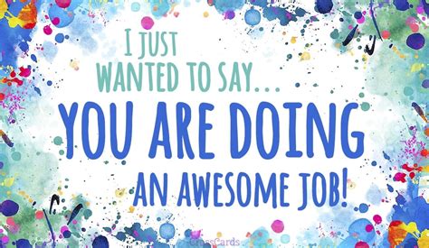 free you re doing an awesome job ecard email free personalized