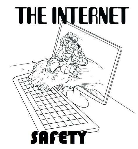 internet safety tips coloring pages resources  teaching safety