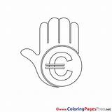 Ausmalen Coloring Malvorlage Achtung Ausmalbild Eurozeichen Dollarzeichen Titel Malvorlagenkostenlos Wirtschaft sketch template