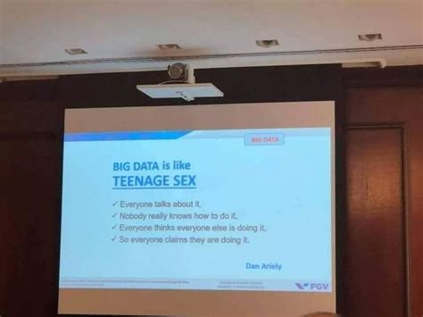 Big Data Is Like Teenage Sex Meme Guy