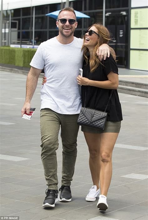 Lauren Phillips And Lachlan Sparks At The Australian Open Daily Mail
