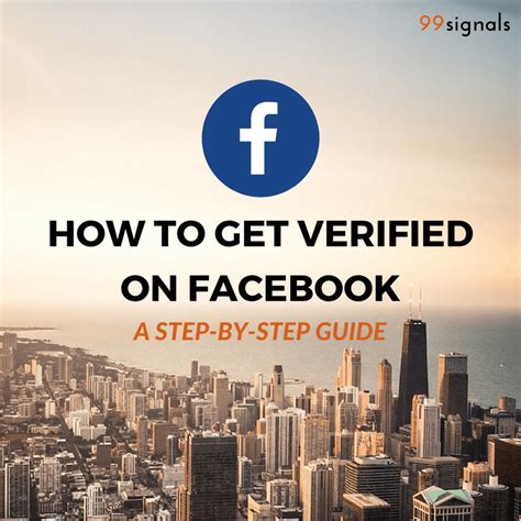 facebook page verified  step  step guide facebook