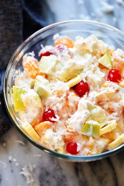 creamy fruit salad creamy fruit salads fruit salad recipes