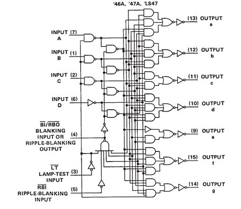 bcd   segment decoder circuit diagram robhosking diagram