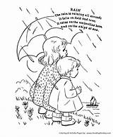 Nursery Coloring Rhymes Pages Rain Rhyme Showers April Kids Color Goose Printable Mother May Bring Flowers Spring Raincoat Book Honkingdonkey sketch template