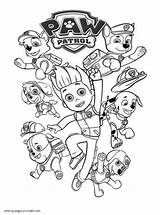 Paw Patrol Coloring Pages Printable Kids Print Printables Cartoon Zuma Characters Patroling Games Kit Template Sketch Look Other sketch template