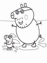 Coloring Pig Pages George Kids Oleh Diposting Admin Di sketch template