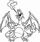 Charizard Coloring Ex Pages Pokemon Getdrawings Mega sketch template