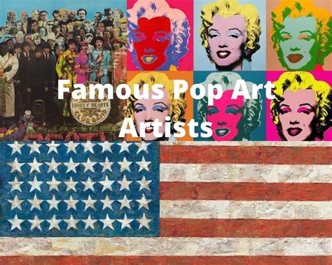 famous pop art images top  pop artists art news