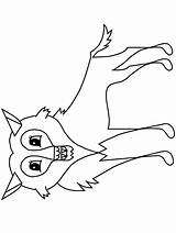 Coloring Pages Wolf Animals Advertisement Book sketch template