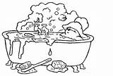Badewanne Banheira Bain Ausmalbilder Ursinho Coloriages Coloriage Bathtub Animaatjes Tudodesenhos Animes Malvorlagen sketch template