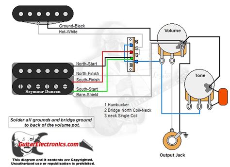 humbucker   switch wiring   switch wiring diagram schematic