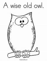 Owl Coloring Template Wise Halloween Hoot Old Thank Pages Am Whoo Twistynoodle Printable Print Owls School Drawing Cartoon Color Little sketch template