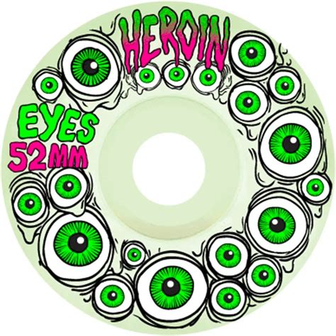 heroin eyes skateboard wheels mm