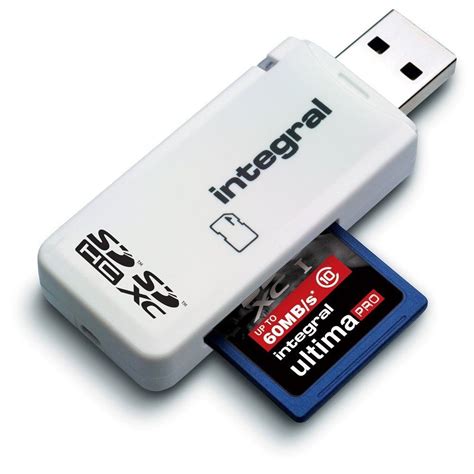 integral usb card reader adapter sd sdhc sdxc microsd single slot memory stick ebay