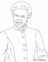 Princess Coloring Pages Diana Anne Royal King Arthur Colouring British Kings Princes Print Color Getcolorings Famous People Hellokids Online Printable sketch template