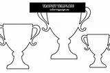 Trophy Template Printable Coloring sketch template