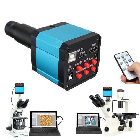 hayear mp p fps usb  mount digital industry video microscope camera  hdmi cable
