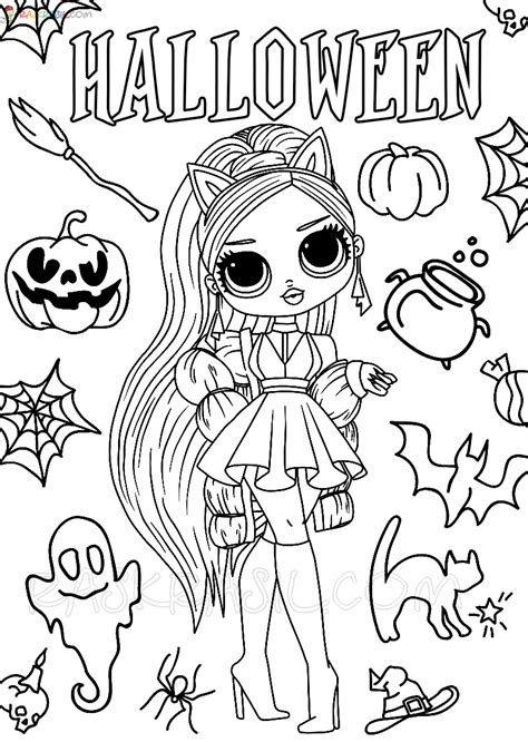 lol doll halloween coloring pages   gmbarco
