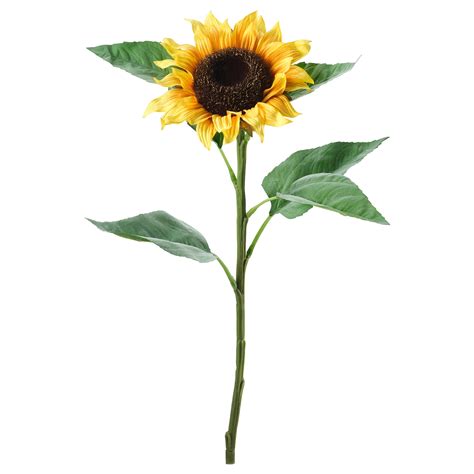 smycka artificial flower sunflower yellow  cm  ikea