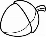 Acorn Outline Drawing Coloring Pages Clipart Bw Fall Colouring Book Accorn Nut Clip Clker Md Squirrel Cartoon Hatsune Miku Clipartbest sketch template