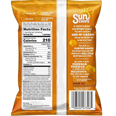 sun chips nutrition label label design ideas