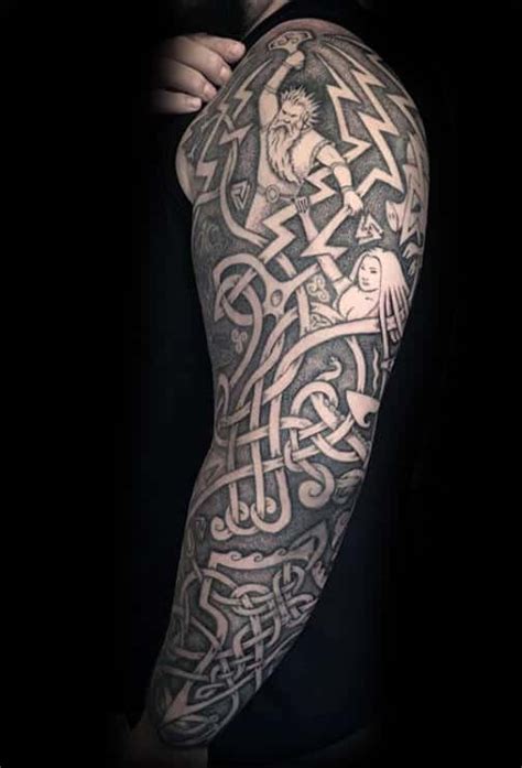 Top 43 Celtic Sleeve Tattoo Ideas [2021 Inspiration Guide]