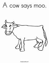 Cow Coloring Moo Cows Twistynoodle Herd Twisty sketch template