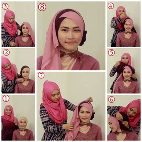 tutorial hijab  kebaya