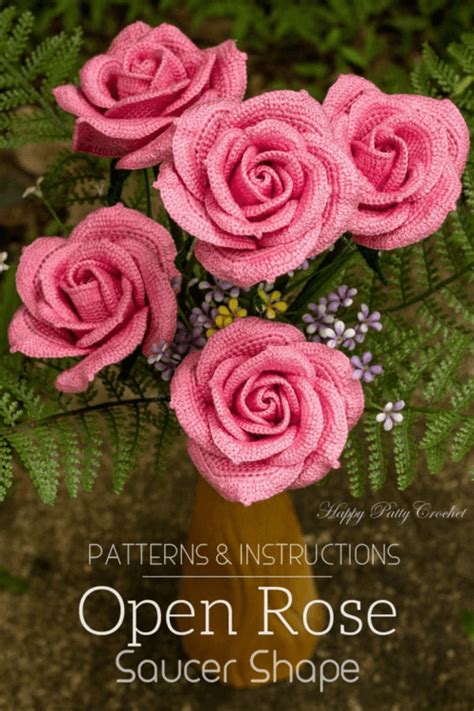 elegant  elegant crochet rose patterns crochet news