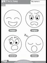 Emozioni Inglese Fonetica Supersimplelearning sketch template