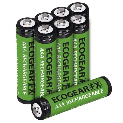 aaa rechargeable batteries nimh mah high capacity  pack