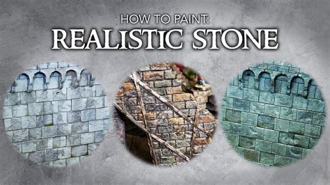 ultimate stone painting guide realistic stonework  easy youtube