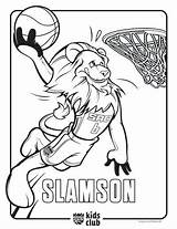 Coloring Pages Lakers Logo Thunder Oklahoma City Kings Angeles Los Wnba Okc Getcolorings Printable Basketball Color Popular Introduce sketch template