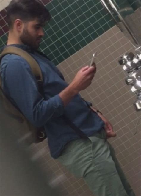hot guy caught pissing at the urinals spycamfromguys hidden cams spying on men