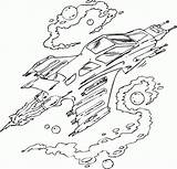 Coloring Spaceship Space Ship Speeding Comments Embed sketch template