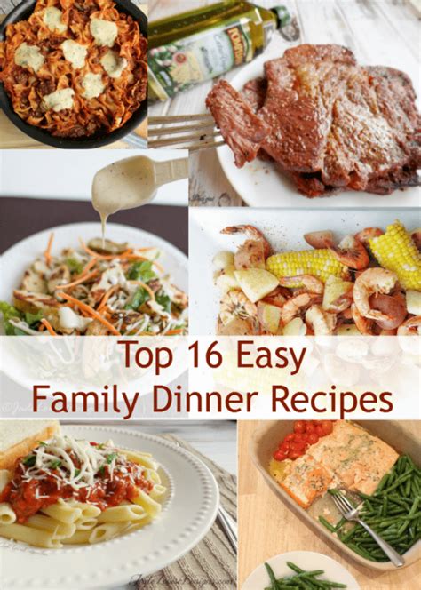 top  easy dinner recipes   family