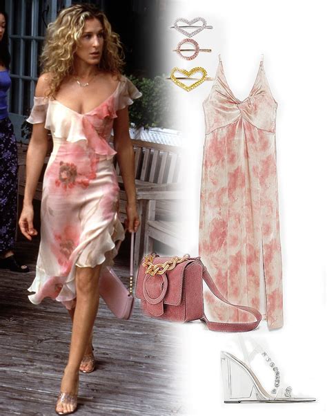 carrie bradshaw s asymmetrical floral dress how to dress like carrie