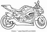 Coloring Motorbike Pages Motorcycle Colouring Kids Clipart Racing Harley Printable Color Vector Motorcycles Helmet Davidson Graphics Bike Motorbikes Drawing Logo sketch template